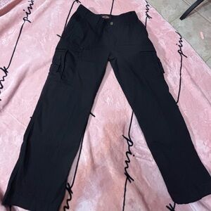 Women's Black Cargo Pants